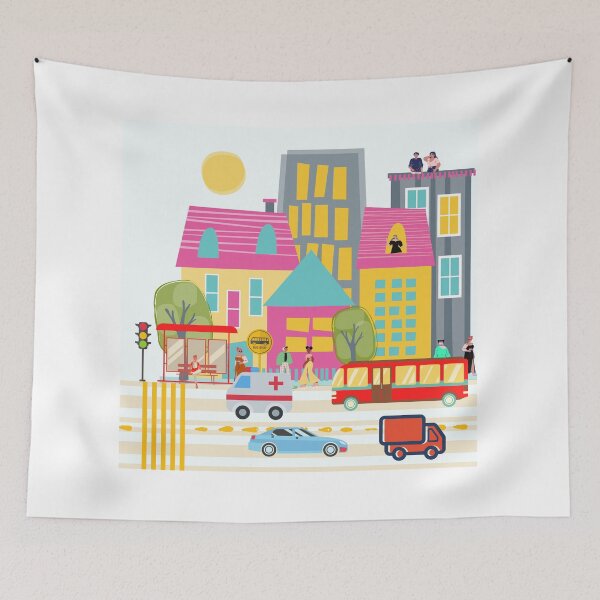 Item preview, street life designed and sold by DARKPRINT.