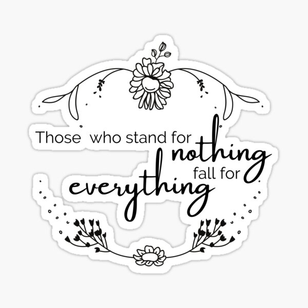 Those who stand.. Sticker