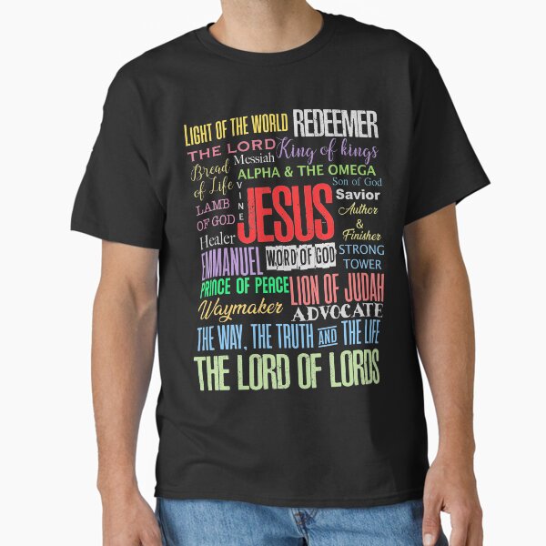 Item preview, Names of God Lord Jesus Christ - Bible Verse Christian Gifts Store  designed and sold by john316store.