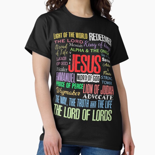 Item preview, Names of God Lord Jesus Christ - Bible Verse Christian Gifts Store  designed and sold by john316store.