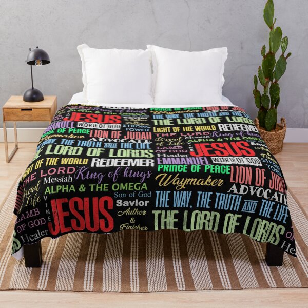 Item preview, Names of God Lord Jesus Christ - Bible Verse Christian Gifts Store  designed and sold by john316store.