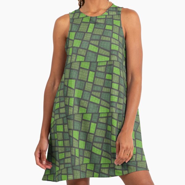green flowing midi dress Lacoste Runway Crocodile Print Belted Maxi Dress Navy main image 0