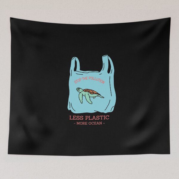 Item preview, Stop The Pollution, Less Plastic, More Ocean designed and sold by Zwembad Vergelijker.