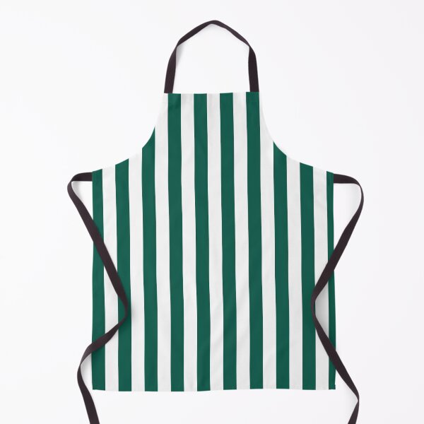 Item preview, Celebration Town Dark Green and Front Porch White Large Vertical Stripes designed and sold by CelebrationTown.