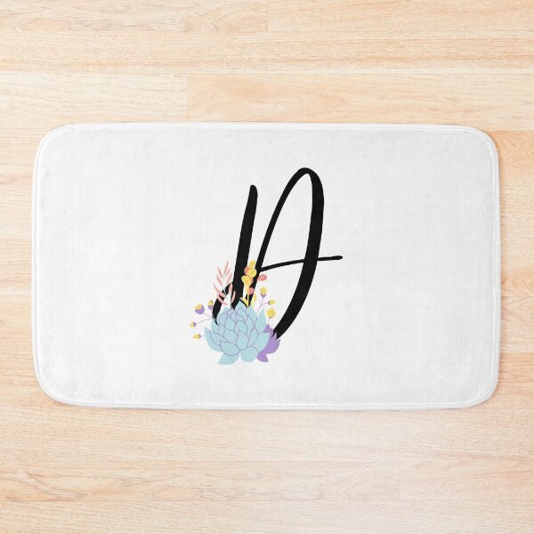 Item preview, D Botanical Monogram designed and sold by artjojo.