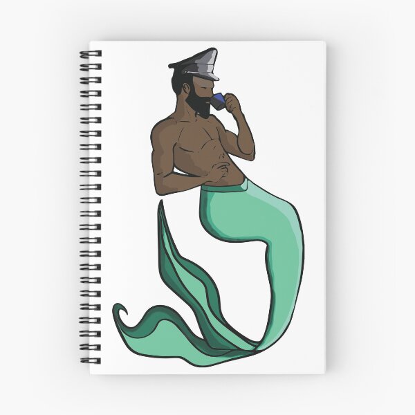 Item preview, Leather Merman Sipping Tea - Person of Colour designed and sold by TheLexyHeart.