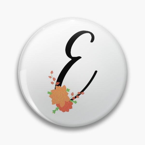 Item preview, E Botanical Monogram designed and sold by artjojo.