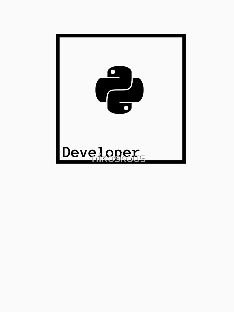 Thumbnail 6 of 6, Pullover Hoodie, Developer - Python designed and sold by nikoskous.