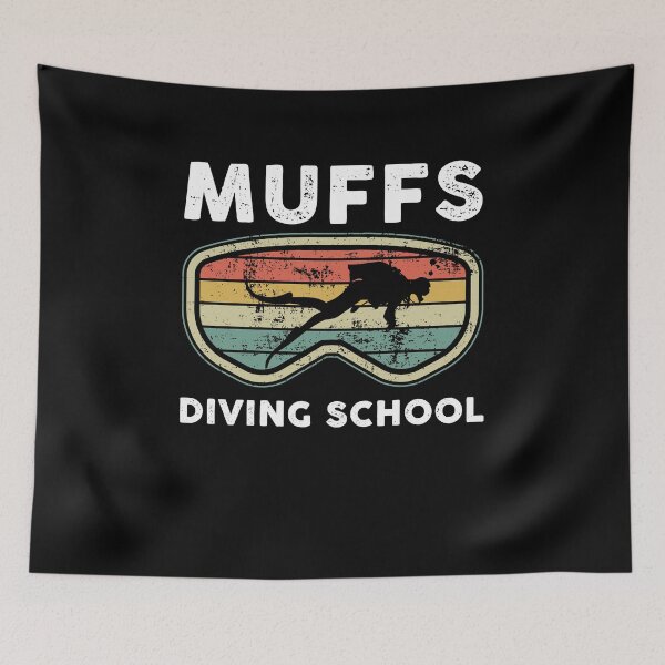 Item preview, Muffs Diving School Vintage designed and sold by jessicasmile.