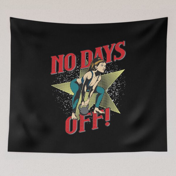 Item preview, No Days Off Kettlebell Girl Workout designed and sold by Qudkin.