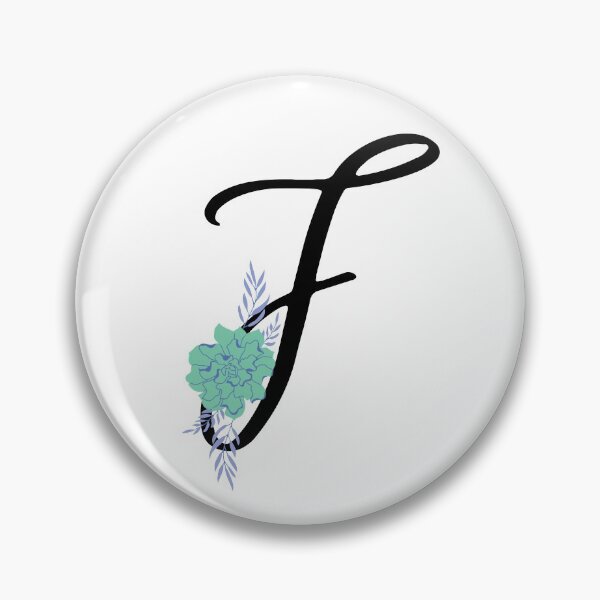 Item preview, F Botanical Monogram designed and sold by artjojo.