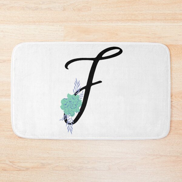 Item preview, F Botanical Monogram designed and sold by artjojo.