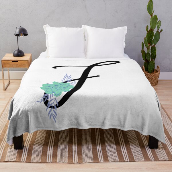 Item preview, F Botanical Monogram designed and sold by artjojo.