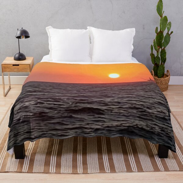 Item preview, sunset in the middle of the ocean designed and sold by darikamc.