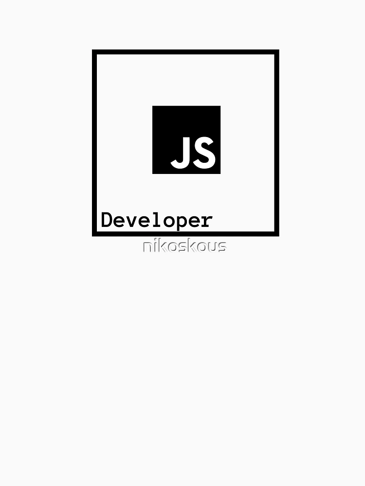 Thumbnail 7 of 7, Classic T-Shirt, Developer - JavaScript designed and sold by nikoskous.