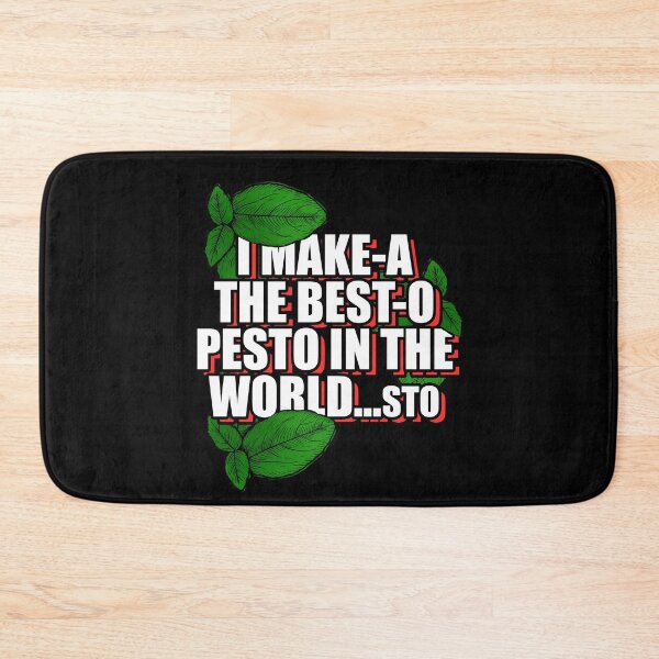 Item preview, World's Best Pesto – Green Italian Food Garlic Parmesan Basil designed and sold by The Green Corner.