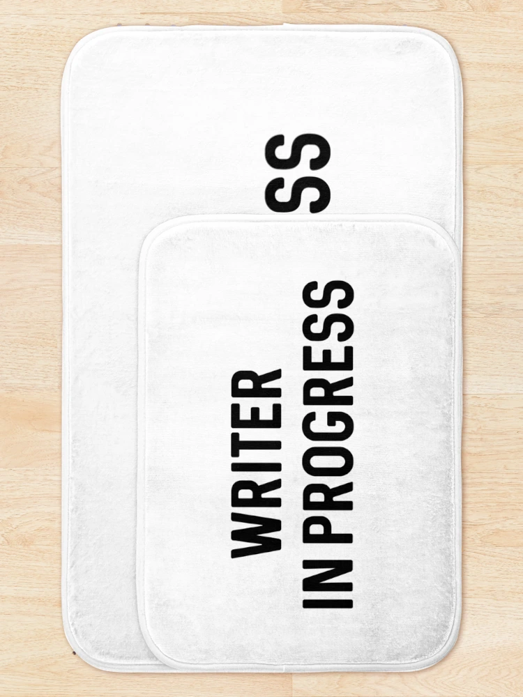 Thumbnail 5 of 6, Bath Mat, Writer In Progress designed and sold by ProtonProject.