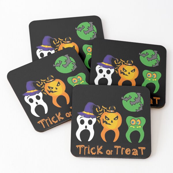 Item preview, Funny Halloween Dental Assistant Hygienist Teeth Trick or Treat designed and sold by Gifty-Designs.