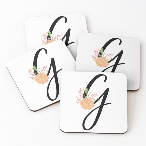Item preview, G Botanical Monogram designed and sold by artjojo.