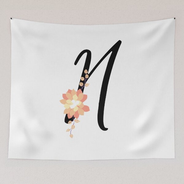 Item preview, H Botanical Monogram designed and sold by artjojo.