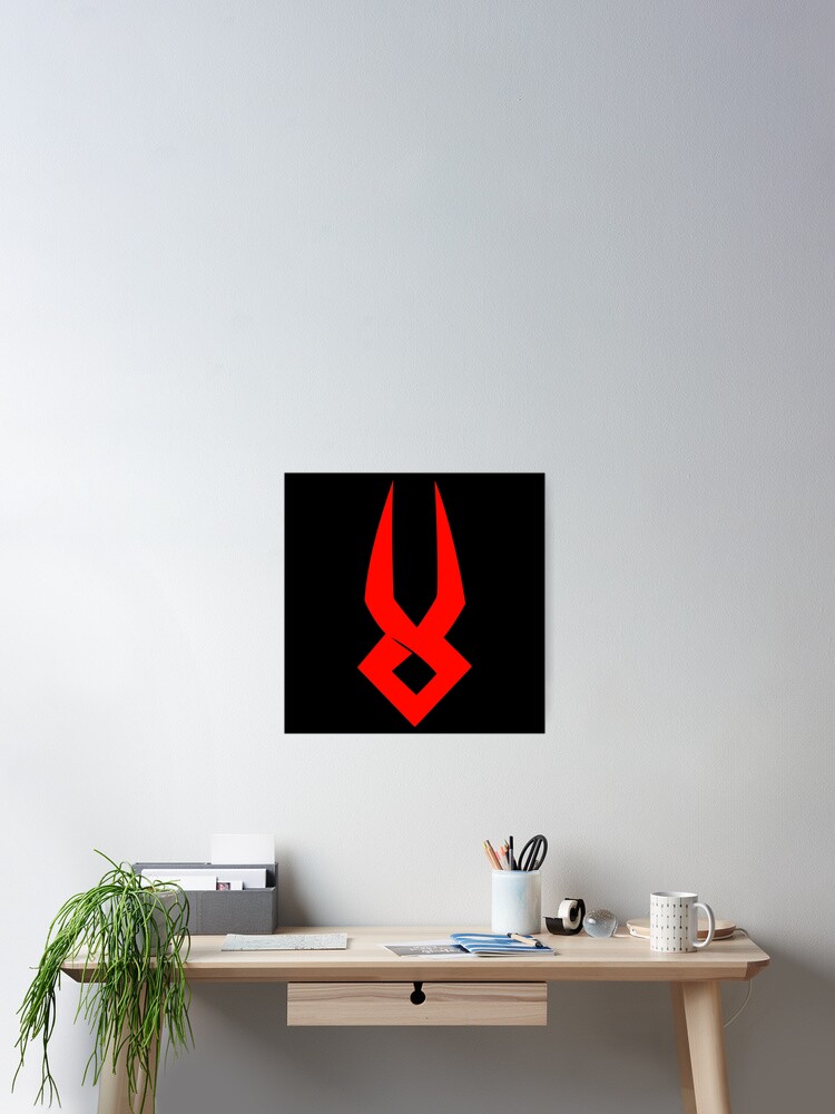 Hades Spiellogo Poster Von Merch On Redbubble