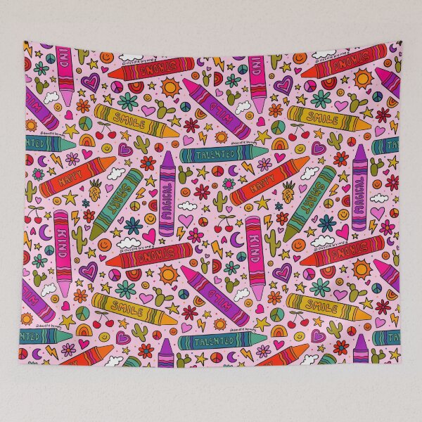 Item preview, Crayon Print designed and sold by doodlebymeg.