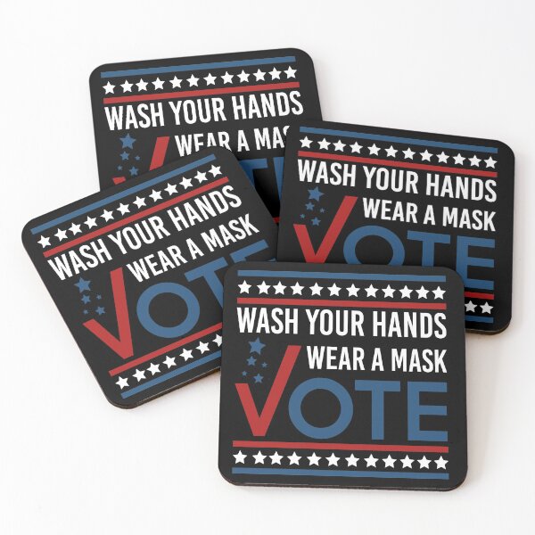 Item preview, Wash Your Hands Wear A Mask Vote designed and sold by Life Shop.