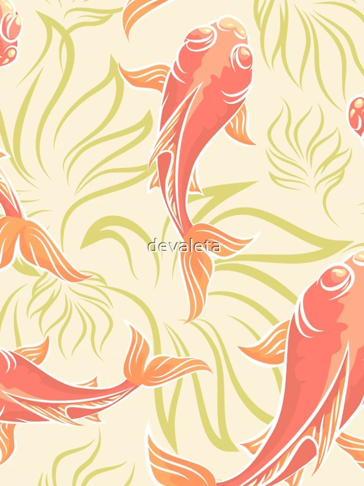 Thumbnail 4 of 4, iPhone Case, Carp Pattern designed and sold by devaleta.