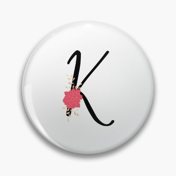 Item preview, K Botanical Monogram designed and sold by artjojo.