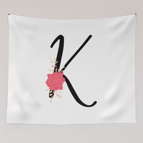 Item preview, K Botanical Monogram designed and sold by artjojo.
