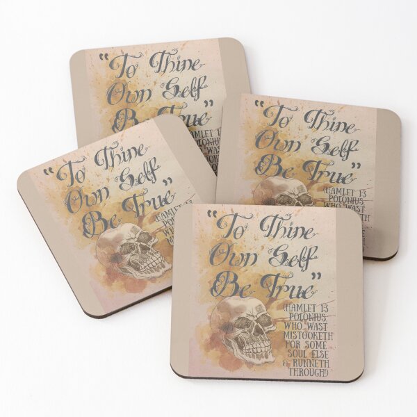 Item preview, Vintage "To Thine Own Self Be True" - Polonius' Sage Advice, A Cautionary Tale! designed and sold by ESIKCreates.
