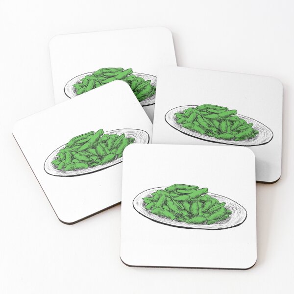 Item preview, Illustration of a Japanese Cuisine - Salted Edamame | 盐水毛豆 designed and sold by iswenyi.