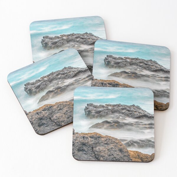Item preview, A rock in turmoil ocean designed and sold by ZenZoom.