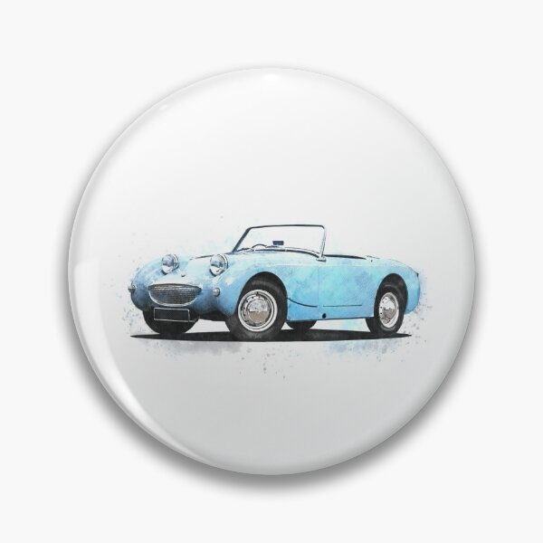 Item preview, Austin Healey Frogeye Sprite Blue designed and sold by Hamilton illustrations.
