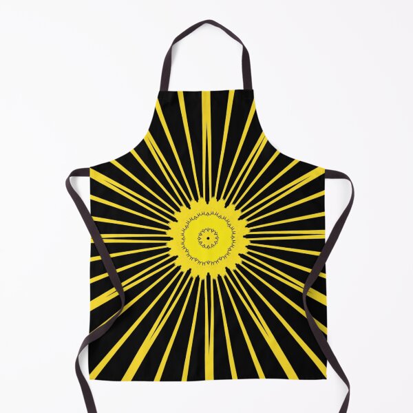 Item preview, Yellow radiating sun mandala pattern designed and sold by Sonia dutta_art.