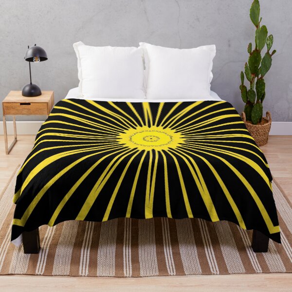 Item preview, Yellow radiating sun mandala pattern designed and sold by Sonia dutta_art.
