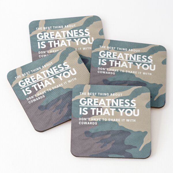 Item preview, Greatness - Motivational Gym saying designed and sold by FitBeast.
