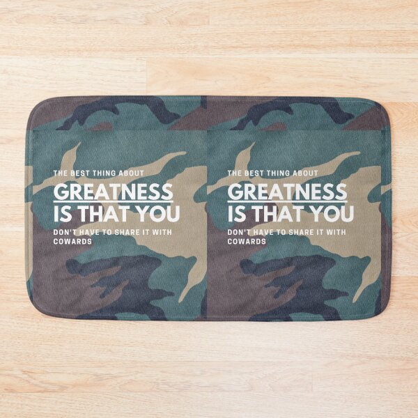 Item preview, Greatness - Motivational Gym saying designed and sold by FitBeast.