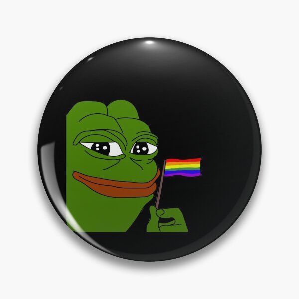 Item preview, Pepe the frog LGBT flag designed and sold by Omeris.