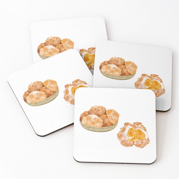 Item preview, Watercolor Illustration of Texas Baked Breakfast Biscuits designed and sold by iswenyi.