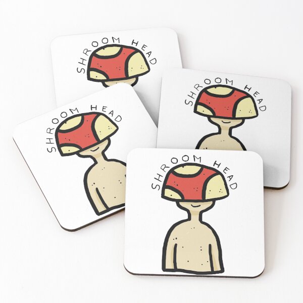Item preview, shroom head sticker designed and sold by Ela Blok.