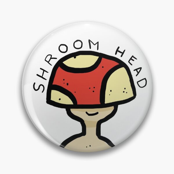Item preview, shroom head sticker designed and sold by Ela Blok.