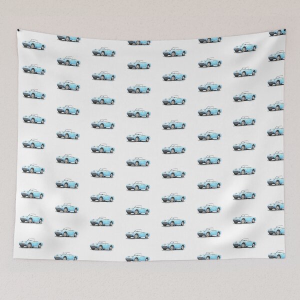 Item preview, Austin Healey Frogeye Sprite Blue designed and sold by Hamilton illustrations.
