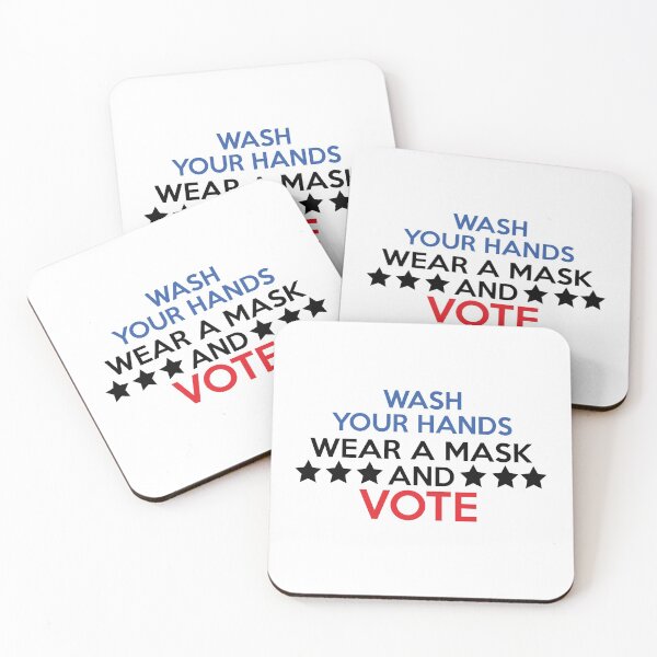 Item preview, Wash Your Hands Wear A Mask Vote designed and sold by Life Shop.
