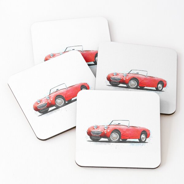 Item preview, Austin Healey Frogeye Sprite Red designed and sold by Hamilton illustrations.