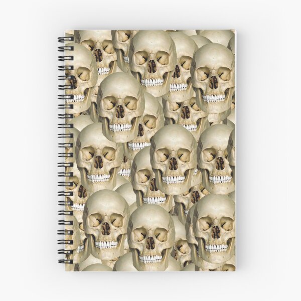 Item preview, repeating skull pattern designed and sold by STORMYMADE.