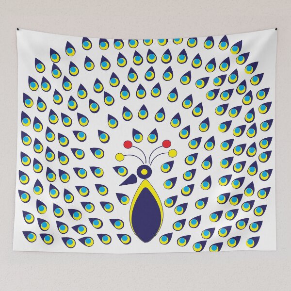 Item preview, Colorful Peacock designed and sold by Nisha Prabhu.