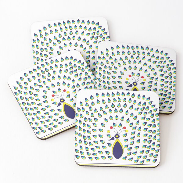 Item preview, Colorful Peacock designed and sold by Nisha Prabhu.