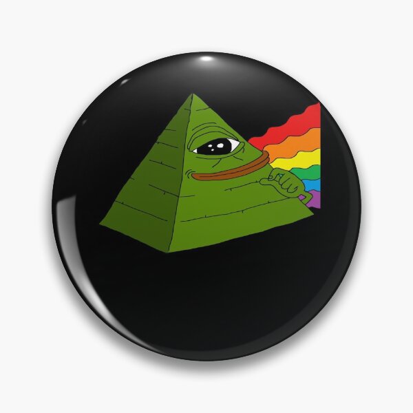 Item preview, Pepe the frog meme LGBT pyramid designed and sold by Omeris.