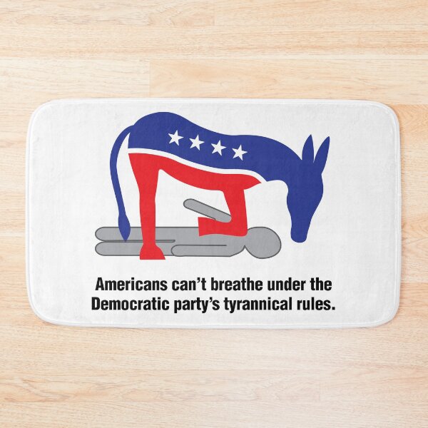 Item preview, Democrats suffocate Americans with tyrannical rules designed and sold by redbruhl.